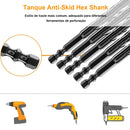 Kit 7 Brocas HardMax Triangular/ Para Concreto, Metal e Madeira