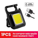 Mini Lanterna LED Portátil – Brilho Compacto e Multifunção